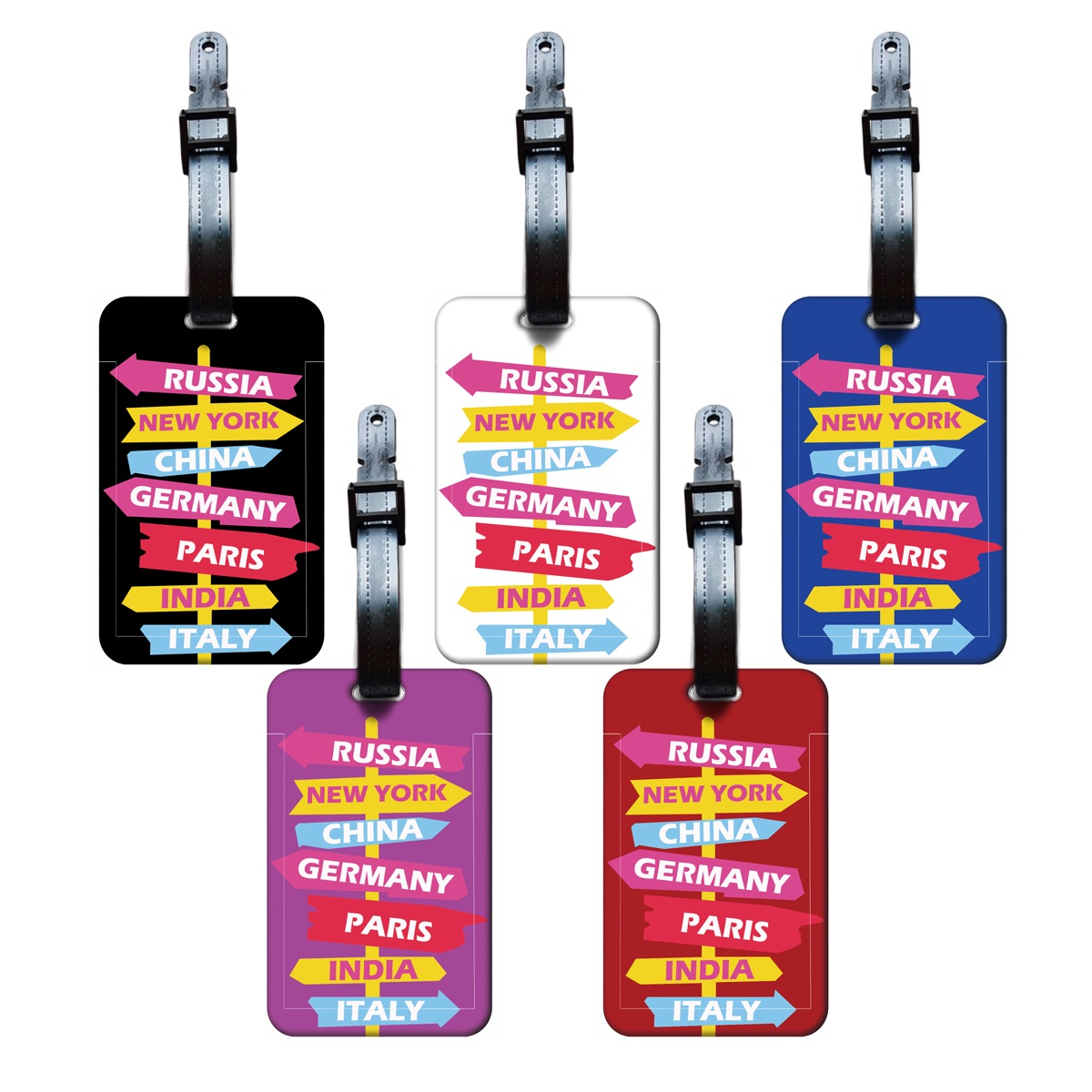 Label Maker - Creative Road Sign Indication Luggage Tags