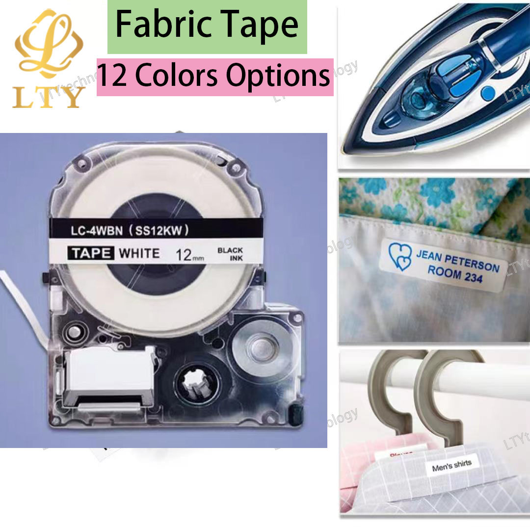 Commercial Fabric Printing Machine - 12mm Fabric Iron-on label Tape for