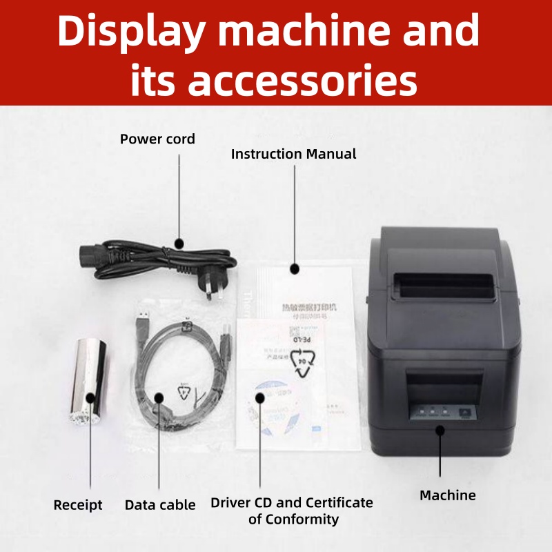 80mm POS Thermal Printer Auto  - Thermal Printer 评论和价格