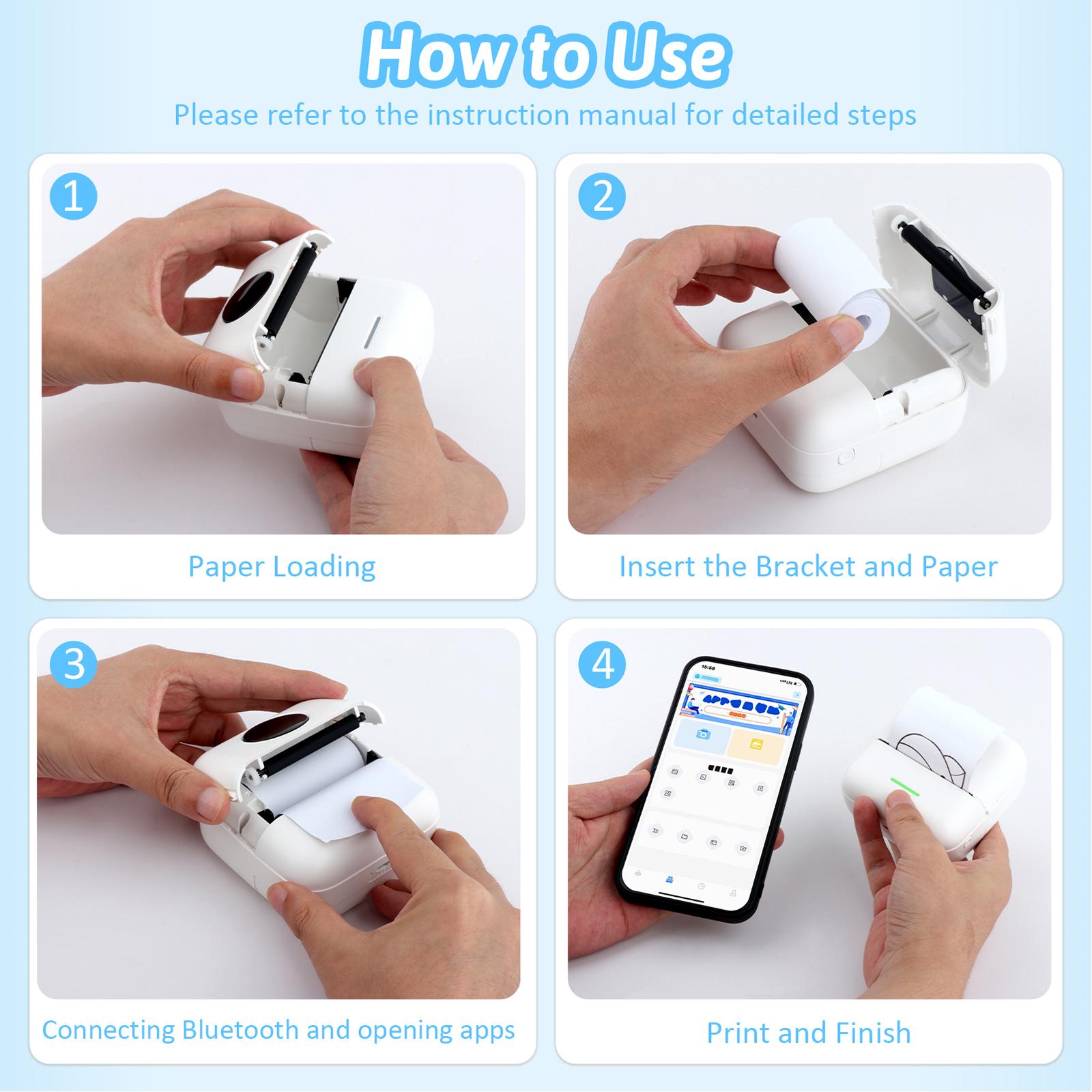 Portable Thermal Printer with  - Thermal Printer 评论和价格