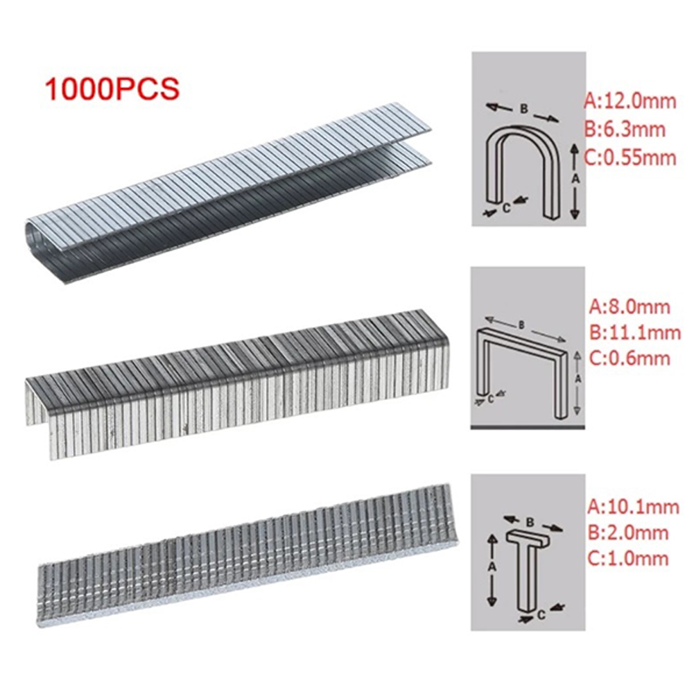 1000Pcs U/Door/T Shaped Nail S - Stapler Heavy Duty 评论和价格