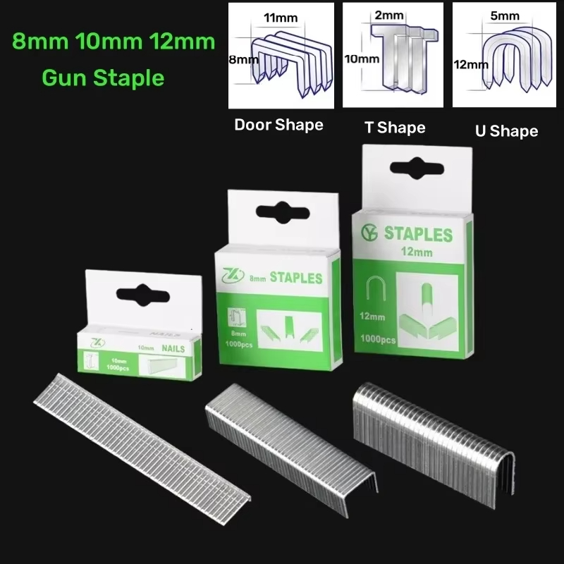 1000PC U/T/Door Shaped Staples - Stapler Heavy Duty 评论和价格