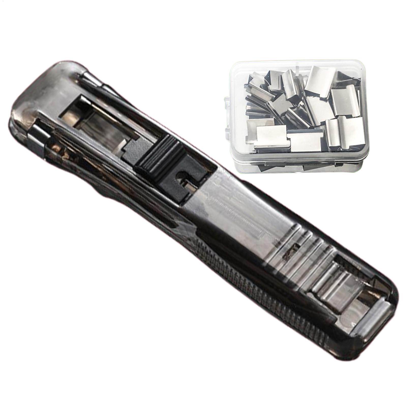 Push Binder Clip Stapler Reusa - Stapler Heavy Duty 评论和价格