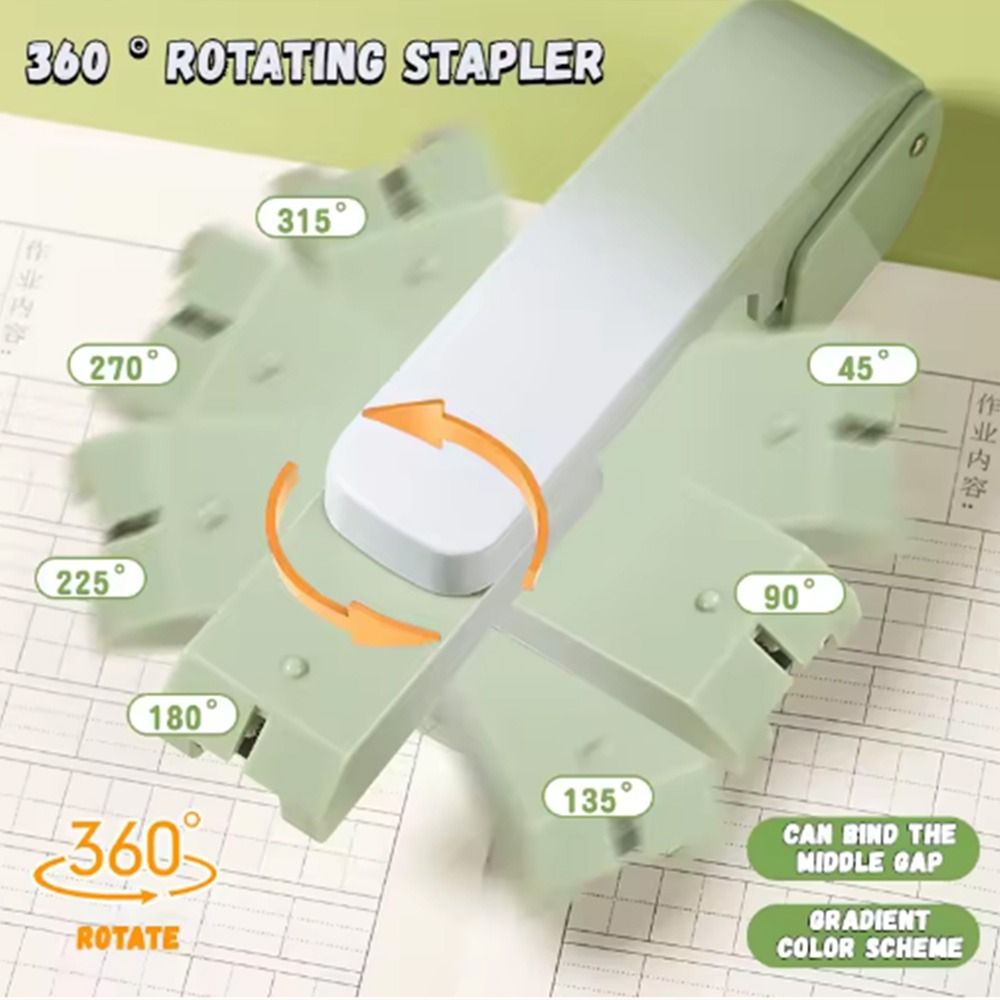 360 Degree Rotary Desktop Stap - Stapler Heavy Duty 评论和价格