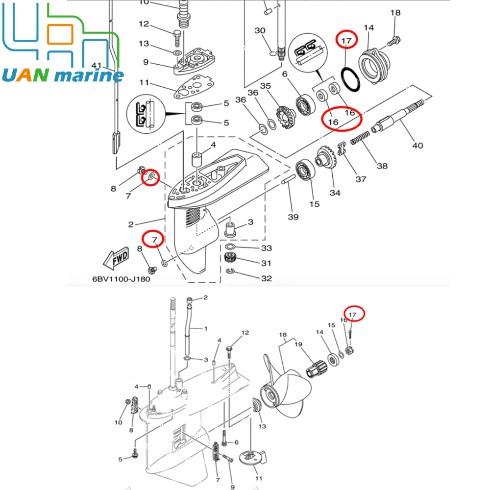 93101-13M12-00 Outboard Lower  - Ink Cartridge 评论和价格