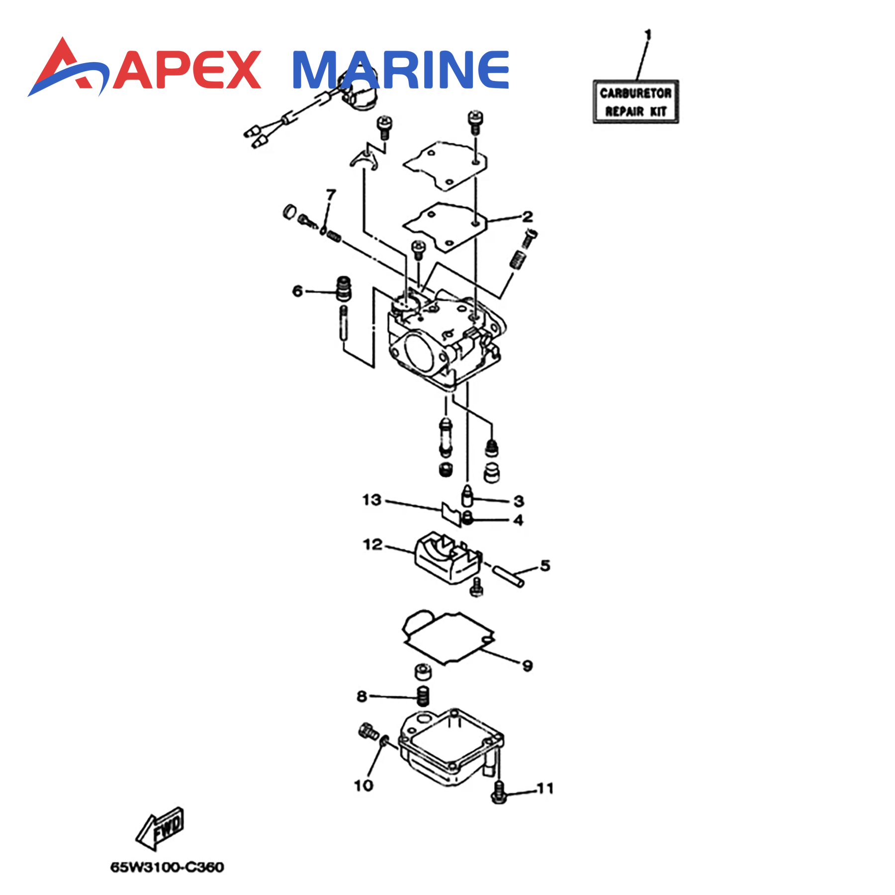 3 Sets 6H4-W0093-03 Carburetor - Ink Cartridge 评论和价格