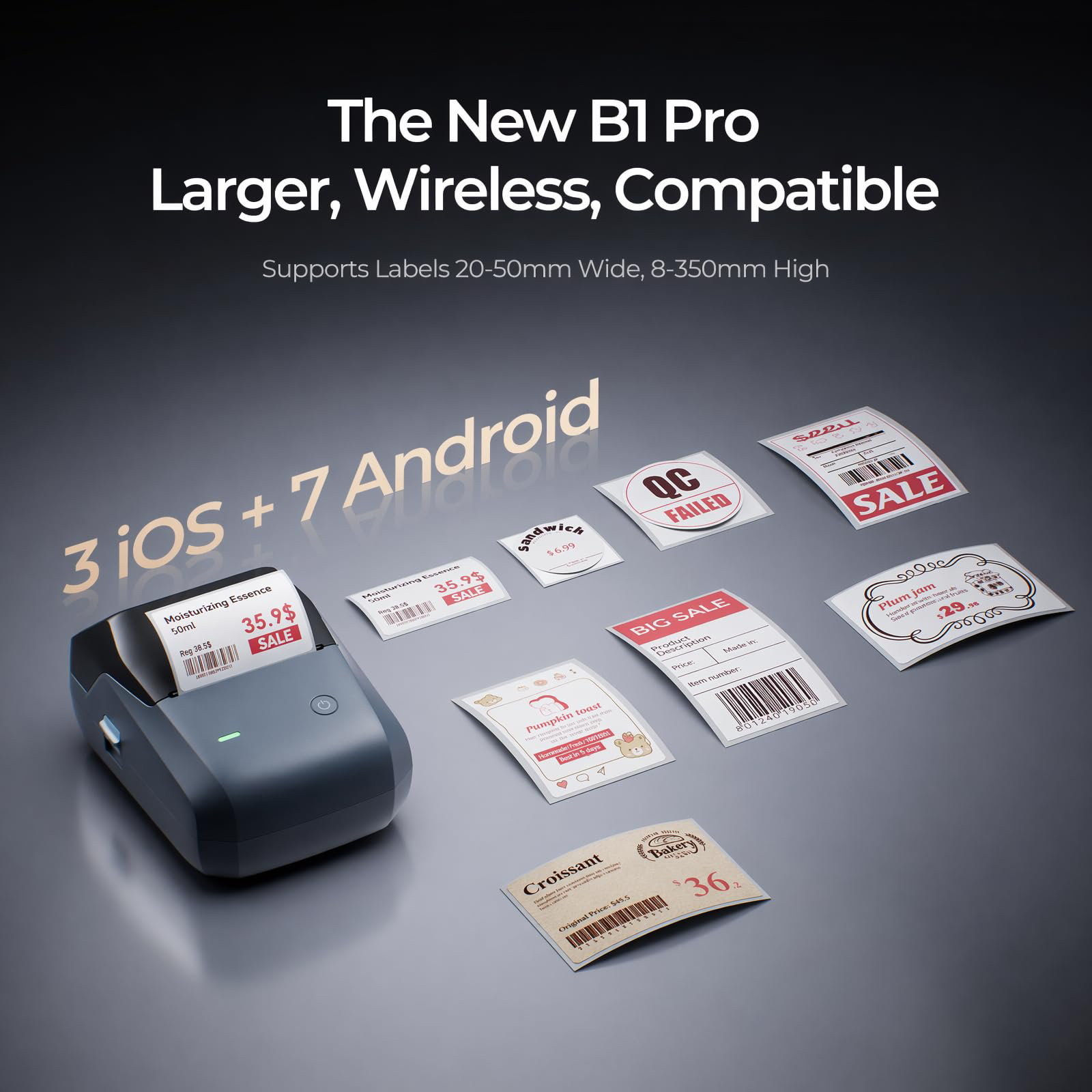 Niimbot B1Pro Label Maker 300D - Commercial Book Printing Machines 评论和价格