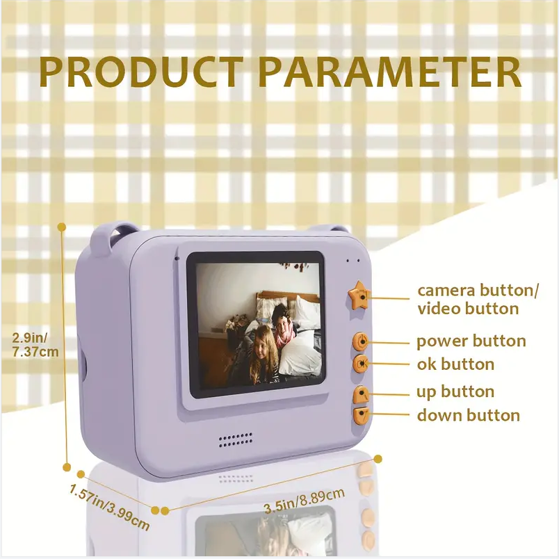 Digital Children Camera For Ph - Photo Printer 评论和价格