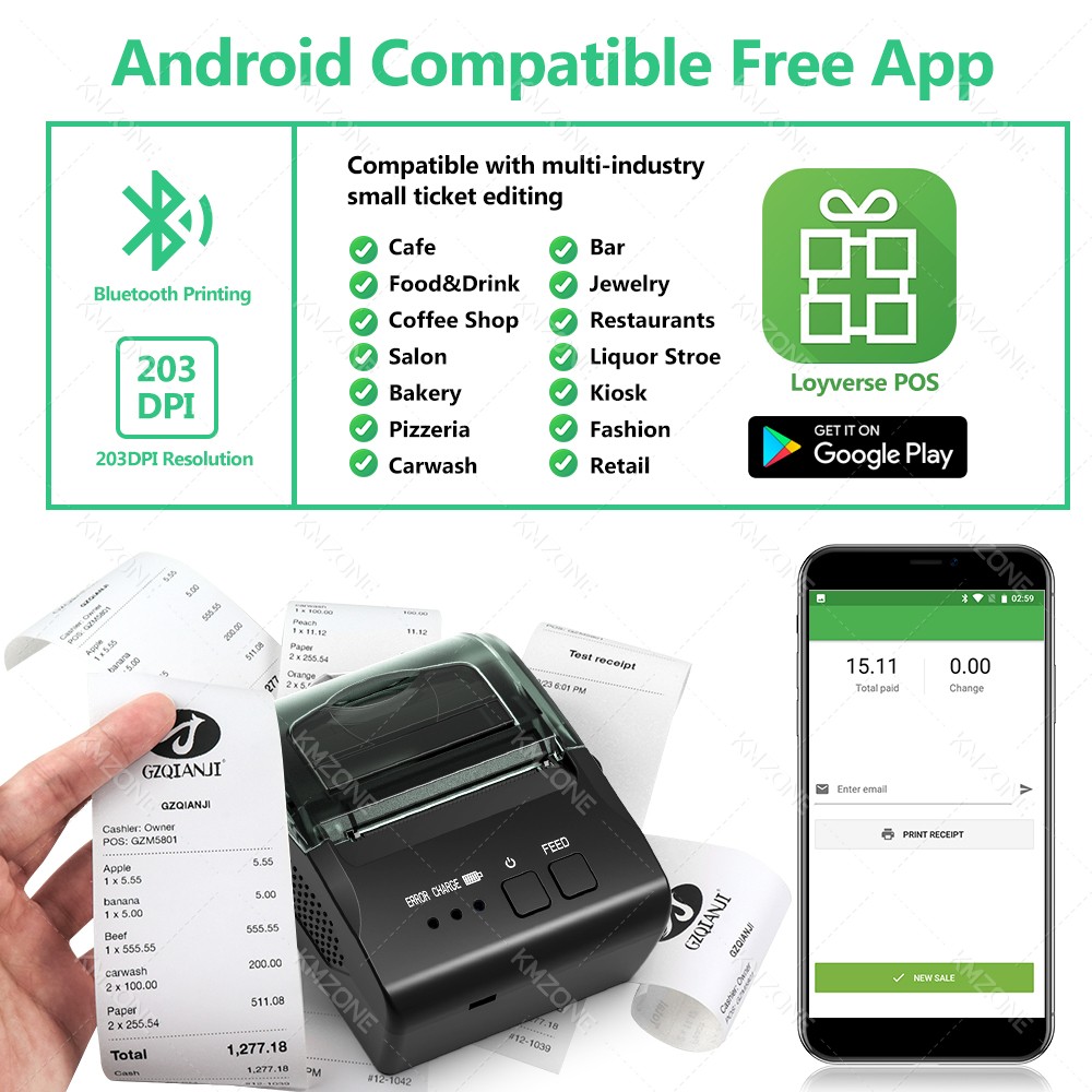 POS Receipt Mobile Mini Printe - Commercial Book Printing Machines 评论和价格