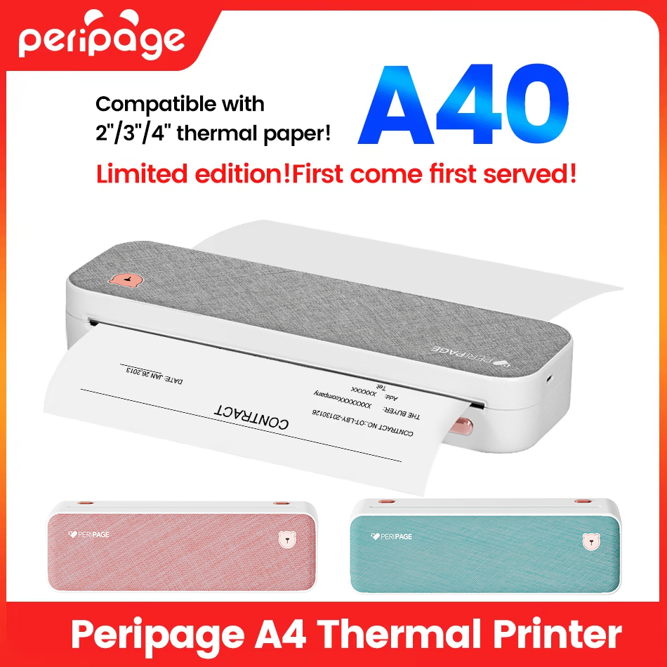 Peripage A4 Portable Printer T - Commercial Book Printing Machines 评论和价格