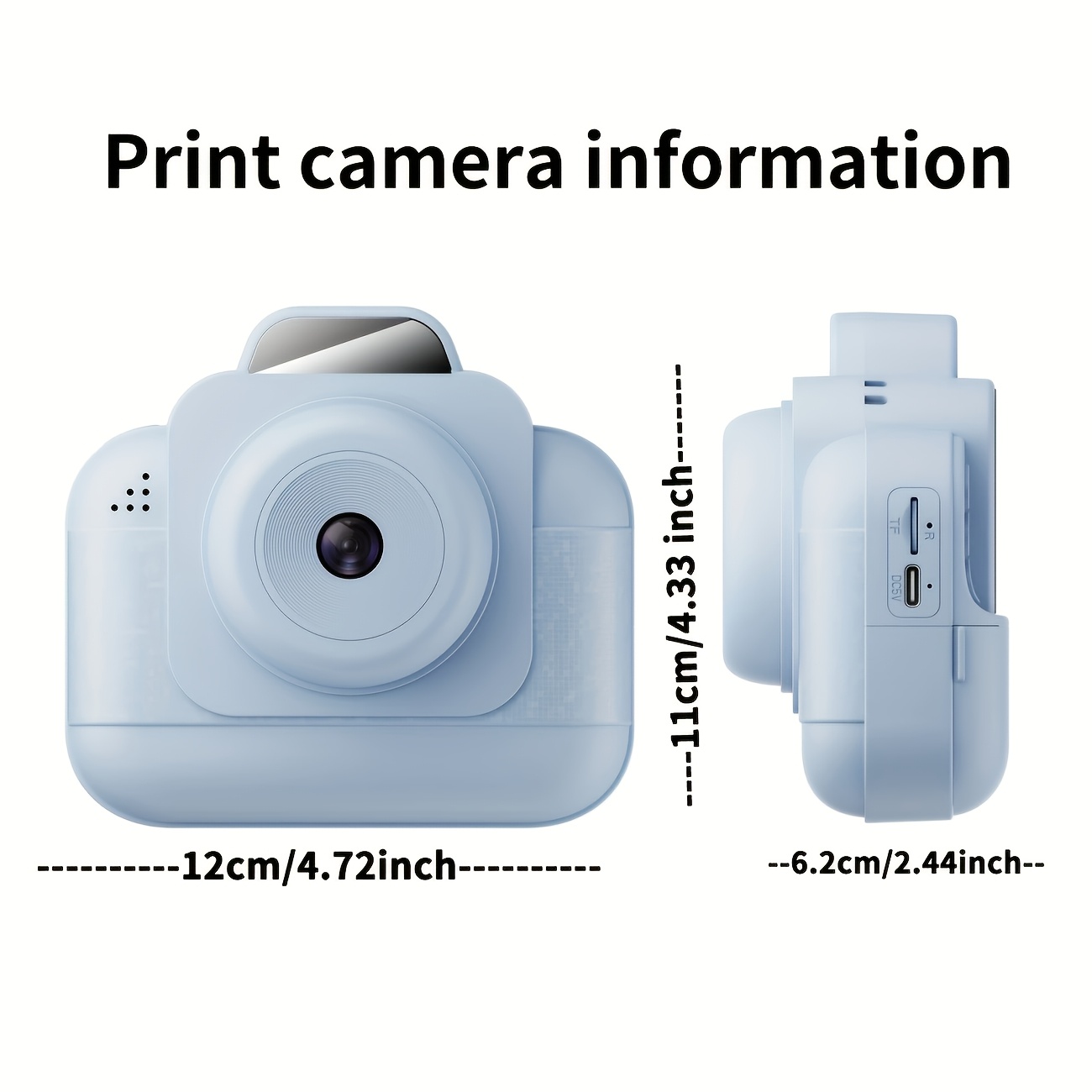 Portable photo printer (blue)  - Photo Printer 评论和价格
