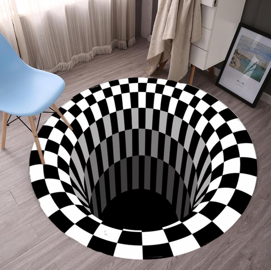 Geometric Bedroom Rugs Black W - Commercial Fabric Printing Machine 评论和价格