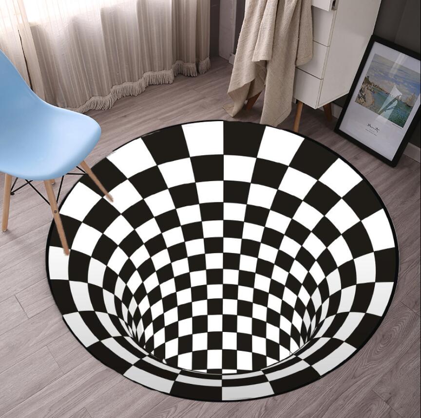 Geometric Bedroom Rugs Black W - Commercial Fabric Printing Machine 评论和价格