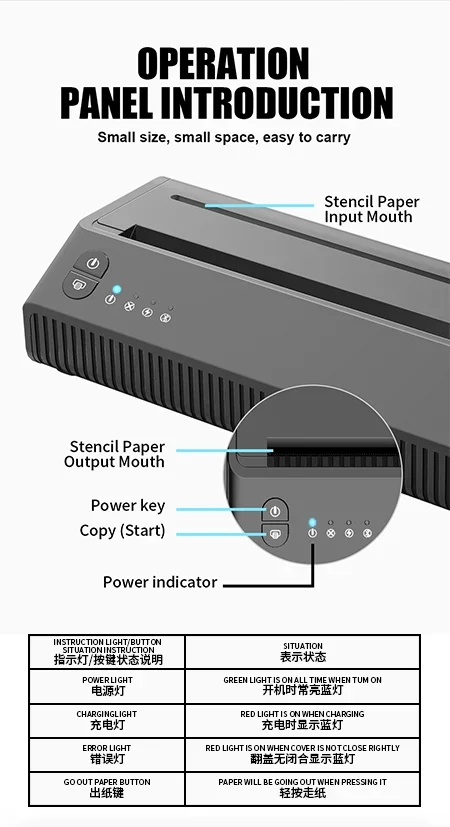 MHT-P8008  thermal tattoo tran - Thermal Printer 评论和价格
