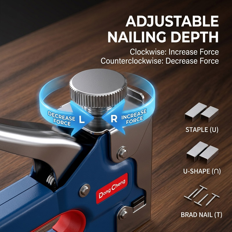 3-in-1 Nail Gun Carbon Steel F - Stapler Heavy Duty 评论和价格