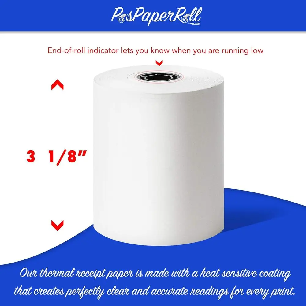 3 1/8 x 230mm Thermal Paper Ro - Thermal Printer 评论和价格