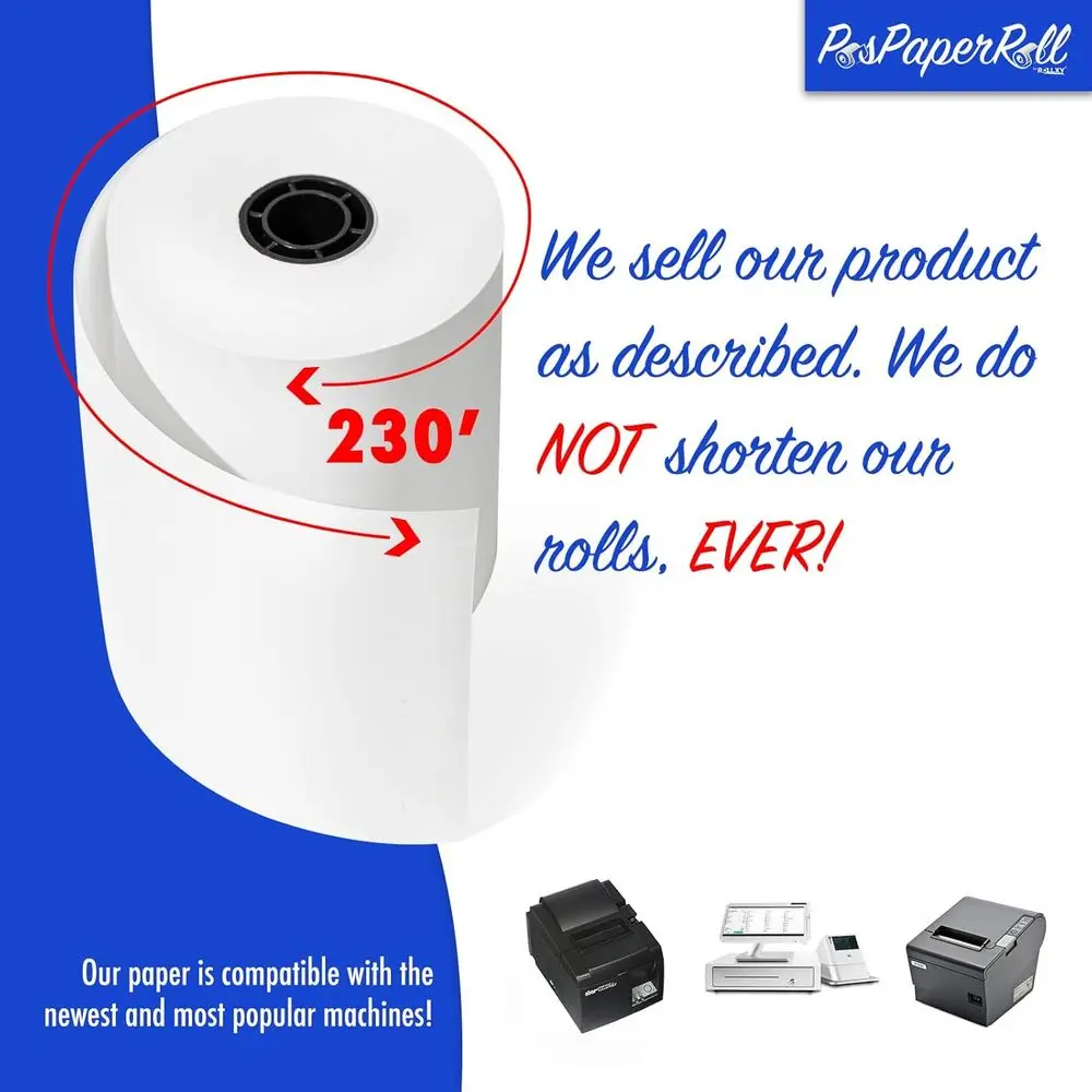 3 1/8 x 230mm Thermal Paper Ro - Thermal Printer 评论和价格
